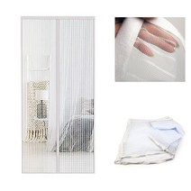 자석 벨크로 방문 모기장 출입구 방충망 소 화이트 중문방충망 샷시방충망, 상세페이지 참조