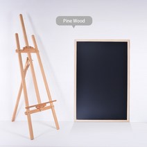 블랙보드 메모판 칠판 6090cm 레스토랑 메뉴 자기 소나무 mdf 나무 프레임 이젤 공장 직접 판매와 블랙 메시지 보드