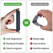 알루미늄 합금 휴대용 금속 명함 100 피스 레이저 각인 비즈니스 방문 미술 공예품, 04 30pcs