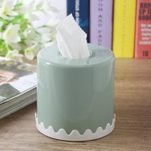 심플한 디자인 바닥뚜껑 휴제 케이스 그린 티슈케이스, 1개