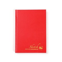 [아트앤디자인]양장제본 크로키북 A6 105g m2 80매, 옵션없음:[6314640]옵션없음