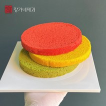 [시트 단품] 케이크시트 레인보우(무지개) 미니 케익만들기재료(3색) (평일 오후3시이전 출고), 120g, 1개