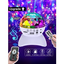 싸이키조명 나이트 노래방 클럽 파티 조명 disco 램프 무선 블루투스 스피커 rgb light disco mirror ball led light dj club strobe, 빨간색 2 - 더 많은 것을 얻으십시오