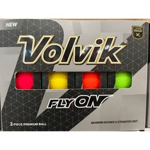 볼빅 Volvik 2피스 골프공 24개입 무광 플라이온, 단품, 1개