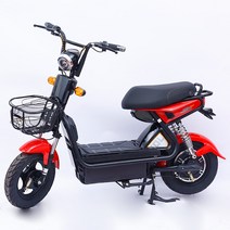 전기 자전거 HS 전기자전거 48V 60V 20A 500W 파워업 납산 리튬배터리 탈부착 전동 스쿠터 2일내선적 모터 배터리 1년보증 추가배터리 구입가능, 블랙