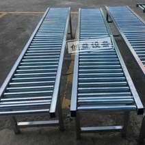 롤러 컨베이어 바닥 자바라 컨베어 콘베이어 무동력, 스틸 너비 40cm 1m당 가격 접기O 연결O