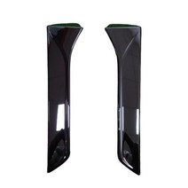 리어스포일러 시트 레온 5F FR Mk3 MK35 용 리어 윈도우 사이드 스포일러 스플리터 윙 자동차 트렁크 디퓨저 카나드 바디 키트 20132021, Gloss Black, 01 Gloss Black