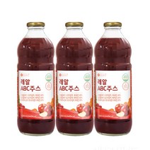 바로푸드 물 넣지 않은 100% NFC ABC주스 1L 1병 2병 3병
