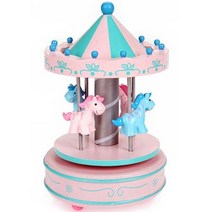 뮤지컬 회전목마 오르골(핑크), 본상품