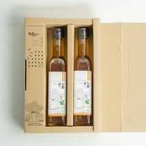 [농부플러스 선물세트] 국산 냉압착 생들기름 저온착유 들기름 참기름 2병 선물세트 240ml (교차선택가능), 3) 저온착유 들기름 2병