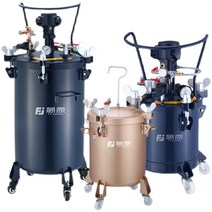 페인트 탱크 압송기 스프레이 압력 자동 교반 뿜칠, 2 10L 자동 교반 스프레이 버킷 F-10Z