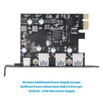 uls pci-e usb 3.0 카드 유형 c(1) usb a(3) 추가 전원 공급 장치 windows mac pro용 pci express 확장 카드, 업3100