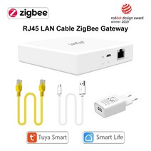 loratap zigbee 전동 롤러 블라인드 쉐이드 드라이브 모터 태양열 구동 tuya 스마트 라이프 alexa google 홈 음성 제어, RJ45 지그비 허브