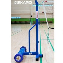 이동 지지대 지주대 네트망 스카로 네트 2개 배드민턴, 파랑