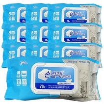 베이킹소다 손걸레청소포 티슈 70매 *10개 (1박스)