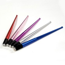 뷰티체인지 티타늄 반영구 엠보펜 수지펜대, 레드, 1개