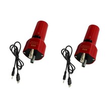 2 X 5V 모터 그릴 불고기집 회전 장치 바베큐 모터 야외 피크닉, 16.5x6.3x7cm, 레드, 알루미늄, 1개
