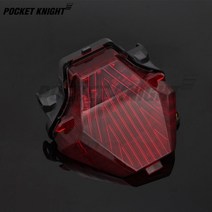 야마하 MT-07 FZ-07 MT-25 YZF R3 R25 2014-2017 통합 LED 테일 라이트 턴 신호 어셈블리 오토바이 액세서, 03 Red