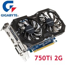 기가 바이트 GTX 750 Ti 2GB 비디오 카드 nVIDIA Geforce GTX750Ti 2G Dvi Hdmi VGA 카드 750Ti-2GB 용 128, 한개옵션0