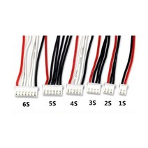 배터리 밸런스 케이블 커넥터 하네스 1.2.3.4.5.6 셀 XH2.54 RC Lipo 단자 터미널 변환 케이블, 5s（6줄）