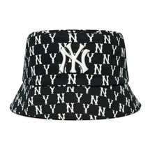 엠엘비 키즈 클래식 모노그램 버킷햇 뉴욕양키스 블랙 7AHTM012N-50BKS