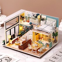 miniyo 민트 올리브하우스 DIY 미니어처하우스 만들기 취미생활 선물추천 오르골 한글설명서 당일발송