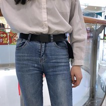 패브릭 남성 캐쥬얼 캔버스 버클 벨트 120cm 허리띠