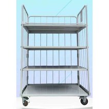 롤테이너 대차 구르마 끌차 핸드카 적치대 팔레트, 상세 페이지 참고, 3면 900x800x1700(문없음)