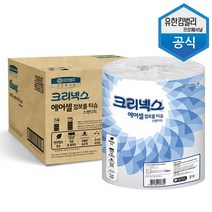 [크리넥스] 물에 잘 녹는 에어셀 점보롤 180m 화장지 1박스 4537561, 단품