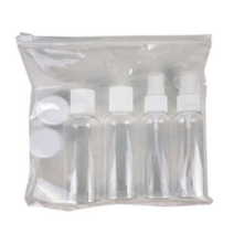 이지네스 여행용 화장품 공병 6p + 미니깔대기 + 지퍼백, 혼합 색상, 4세트