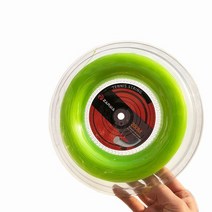 테니스 스쿼시 스트링 라켓도구 1 릴 zarsia 나일론 탄성 60lbs 소프트 내구성 1.30mm, 초록, 1개