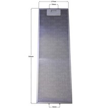 533x177mm 쿠커 후드 금속 그리스 필터 481248058305 범위 필터 Whirlpool Elica OZBA SPARE PARTS STORE, 단일옵션