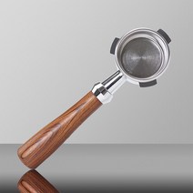 커피거름망 추출기 여과기 커피 바텀리스 포타필터 세이지 브레빌 870 878/880 필터 바스켓 교체 에스프레, 05 54MM Red Wood