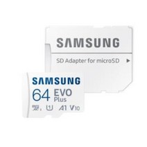삼성전자 EVO PLUS MICRO 마이크로SD 64GB 메모리카드 MB-MC64KA