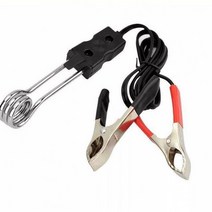 배터리 물 보일러 주전자 자동차 뜨거운 빠른 12v 자동차 전기 온수기 컵 끓는 물 트럭 전용, 24v 배터리 클립