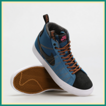 국내매장용 나이키 SB 줌 블레이저 미드 프리미엄 성인공용 스케이트보드화 마리나 DC8903-400 신발 발목 운동화 스니커즈 슈즈