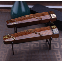 미니가야금 모델 장식 생일 선물 가야금 클래식 악기 컬렉션 장식품 장식 미니어처 타악기, 10cm [상자 자동차 스윙 베이스