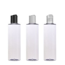 프레스캡 120ml 150ml 200ml 250ml 300ml 500ml 똑딱이캡 공병 화장품, 250ml각투명 검정캡