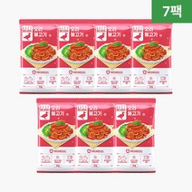 [하이독] 강아지 화식 자연식 특식(캥거루 현미북어 칠면조 오리불고기 한우파스타 연어크림파스타 야채퓨레) 사료 50g (+옵션 7팩/21팩), 오리불고기(50g) x 7팩
