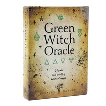 운명 점술 파티 타로 카드 주역 점 초보자, 06 Green Witch Oracle
