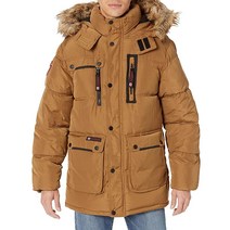 CANADA WEATHER GEAR 남성용 고중량 패딩 재킷 팀버 탠