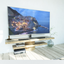 65인치 85인치 상하좌우 스탠드TV거치대 낮은 티비거치대 TV다이 대형 TV스탠드, 40-82인치티비거치대