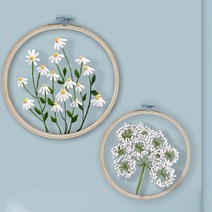 프랑스자수 꽃 배우기 독학 초보 기초 프랑스자수공방 도안 패키지 키트 십자수, 상품선택, 타입 4