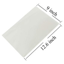 Sixs 50 Count Edible Rectangle Rice and Wafer Paper9x12.6 inches for Candy Packaging or Food Decorat
