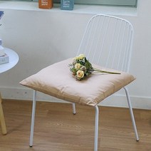 [러그랜드] 자체제작 파스텔 베이지 사각쿠션 겸 방석커버만 구매