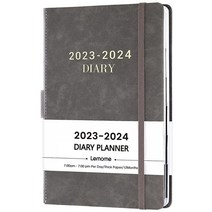 2023 다이어리 - 2023 데일리 플래너 2023년 1월-2023년 12월 약속 책 14.9 x 21.6cm(5-3/4 x 8-1/4인치) 월간 탭이 있는 일일 플래너, Grey