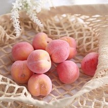 미니 복숭아 모형 10P (3.5cm)