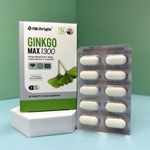엔젯오리진 징코맥스 1300 1300mg x 180정 6박스 6개월분