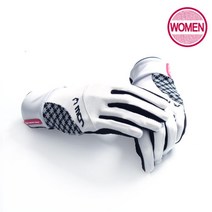 엘사 스마트 여성 자전거 장갑 화이트 캠핑 아웃도어 싸이클, M