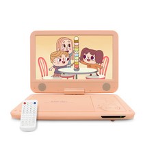 에듀플레이어 EDP101 휴대용 DVD플레이어 10시간재생 hdmi USB TV아웃, 코랄